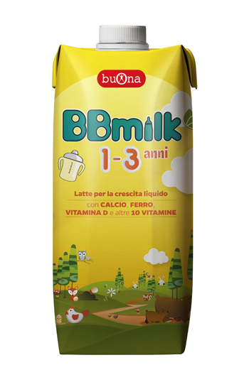 Bbmilk 1-3 Latte Crescita Liquido Per Bambini 500 ml