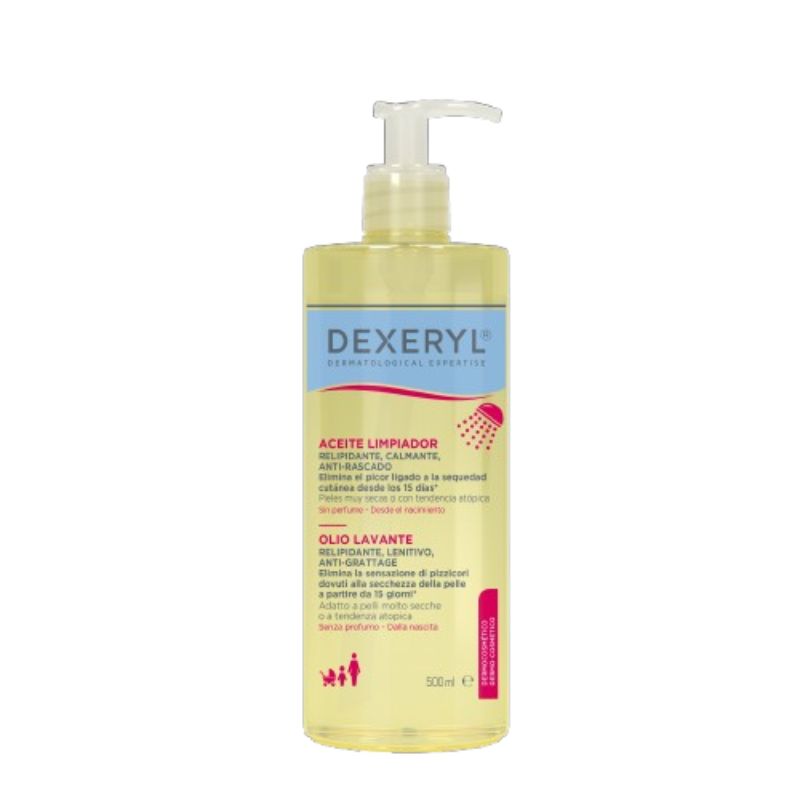 Dexeryl Olio Lavante - Detergente Antiprurito Per Pelle Secca E A Tendenza Atopica 500 ml