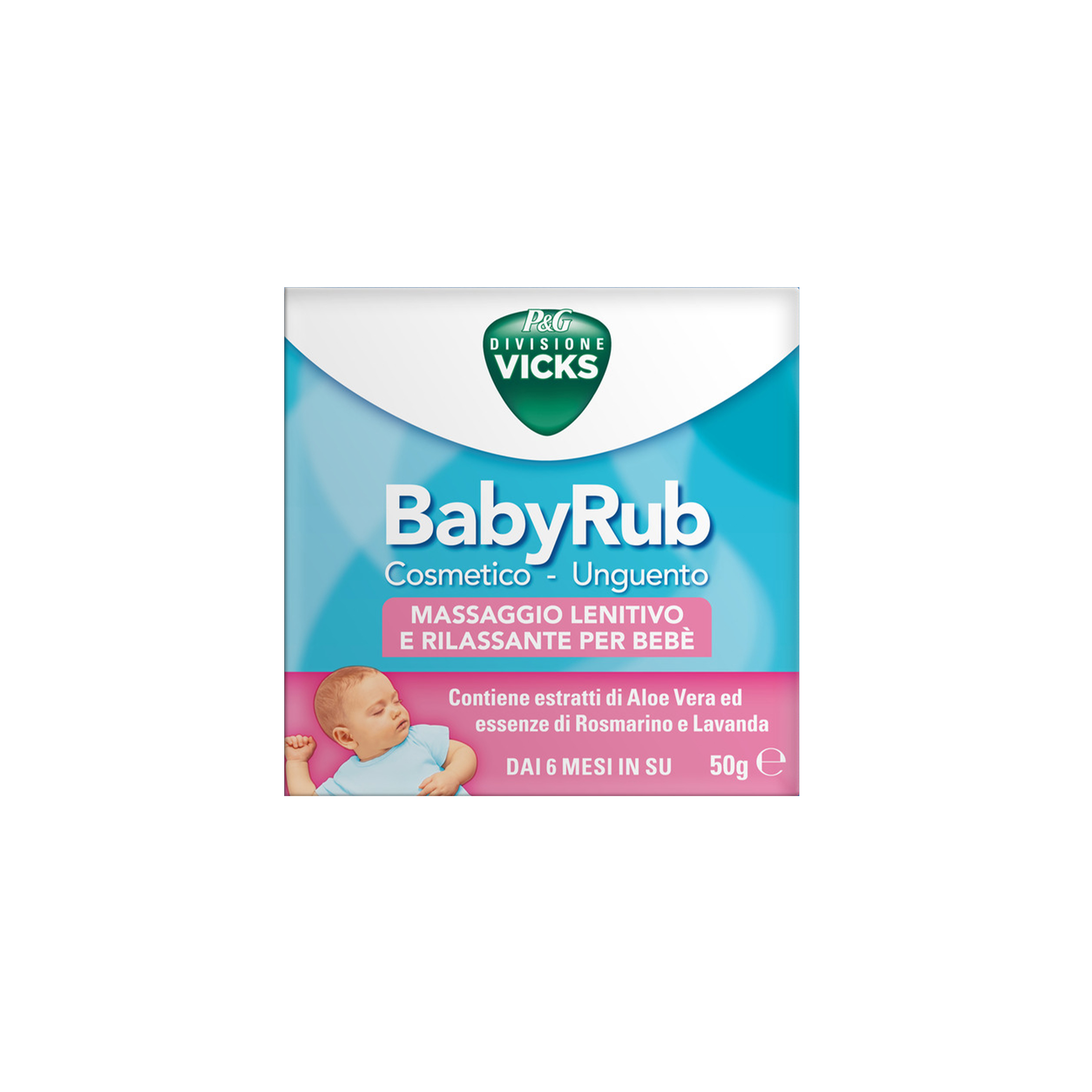 Vicks Babyrub Unguento Lenitivo Per Bambini 50 g