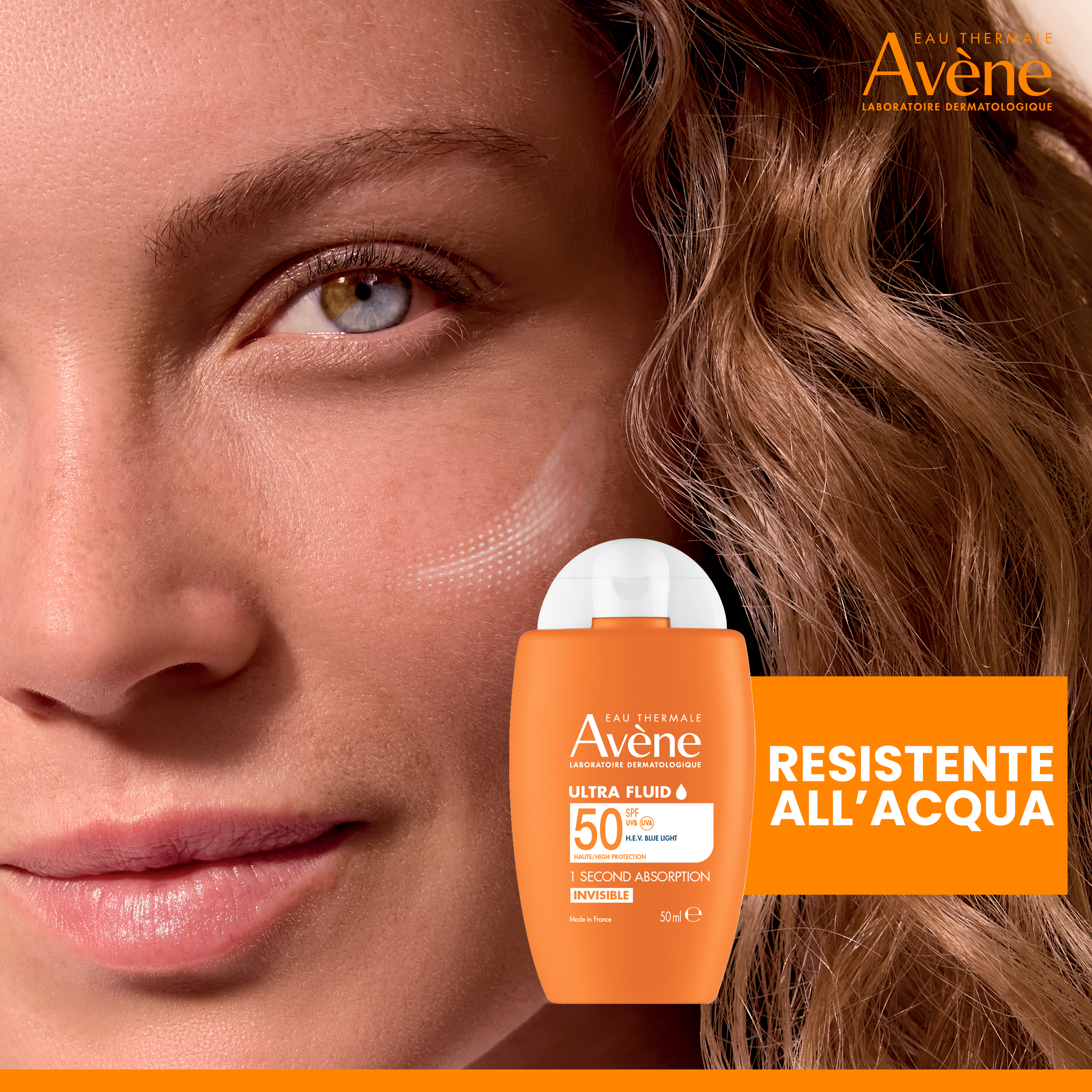 Avène - Ultra Fluid Invisibile SPF50 Protezione Solare Viso Alta 50 ml