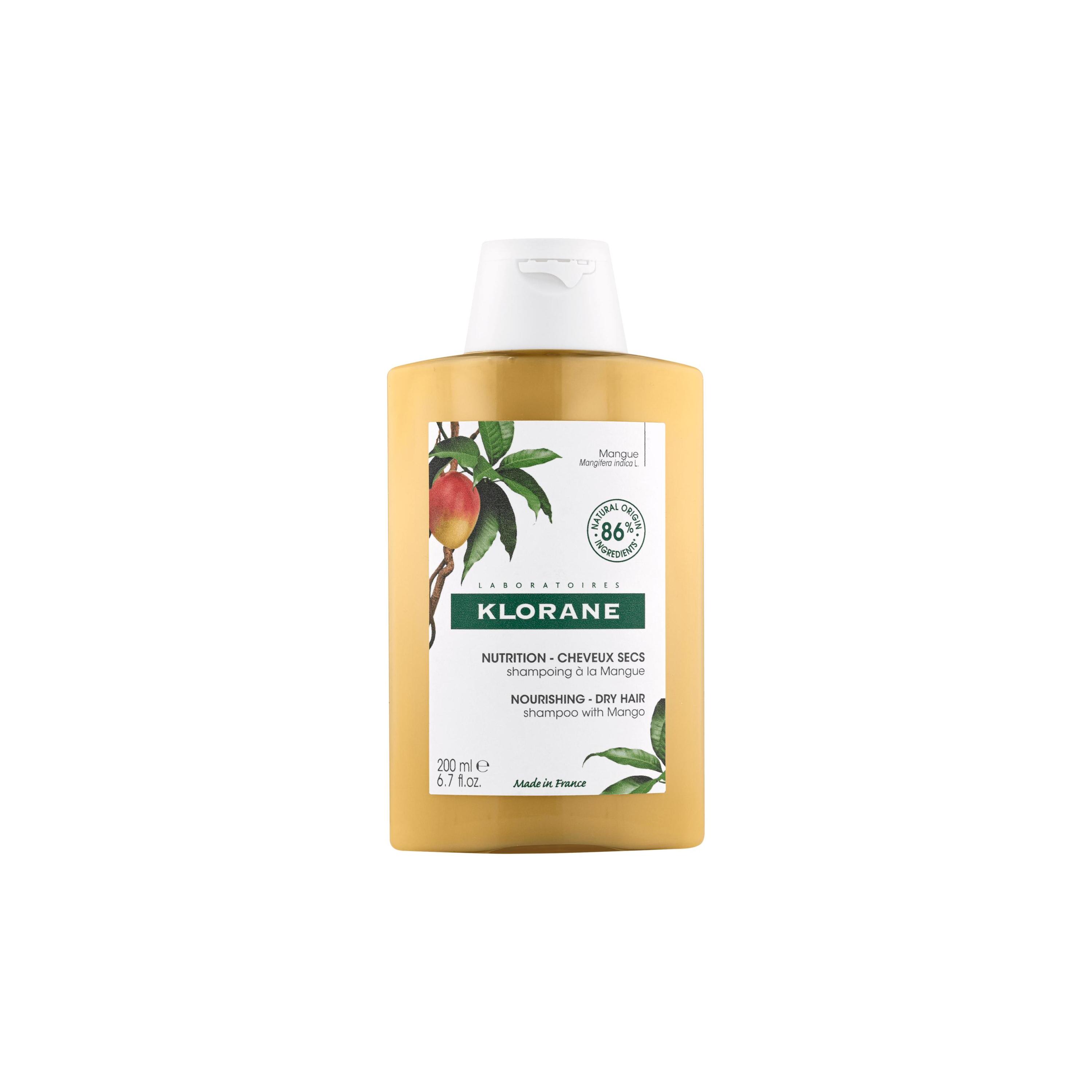 Klorane - Shampoo Nutritivo Al Mango Per Capelli Secchi 200 ml