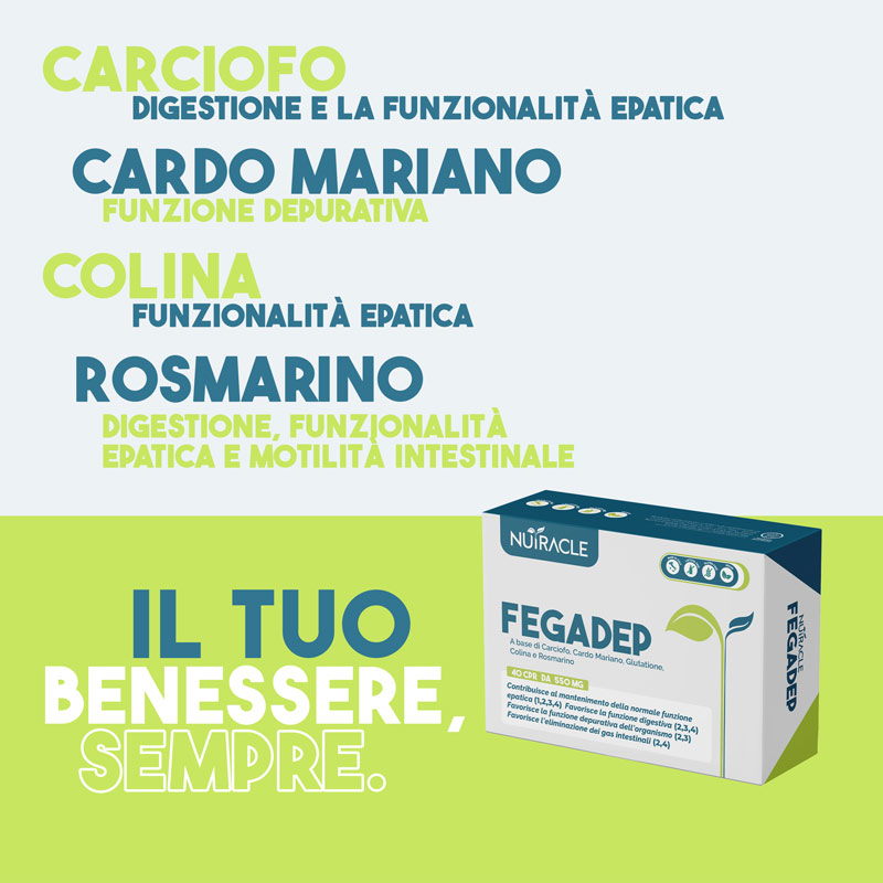 Nutracle Fegadep 40 Compresse - Integratore Per La Funzionalità Epatica