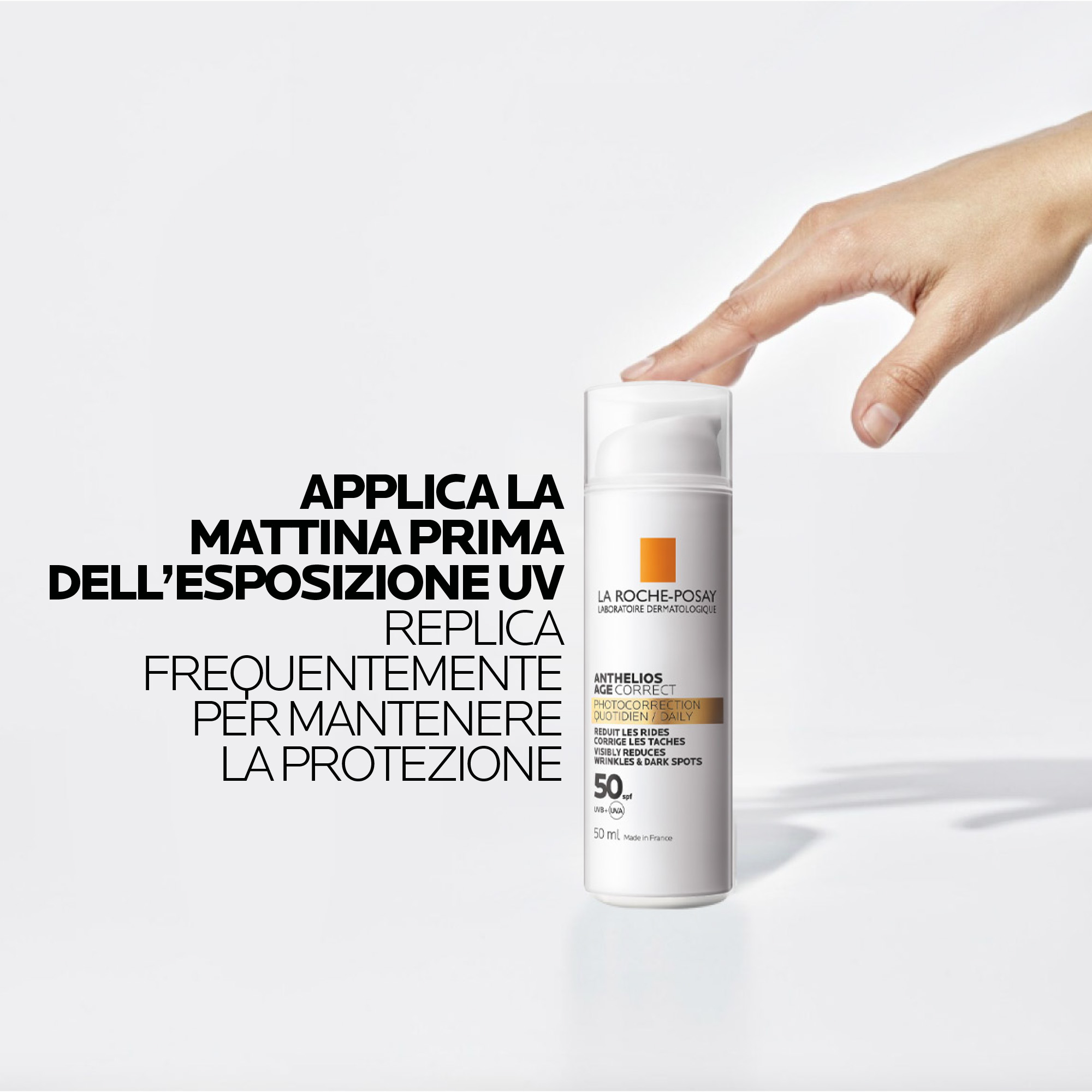 La Roche Posay ANTHELIOS AGE CORRECT Crema solare Trattamento foto-correttivo 50 SPF 50 ml 