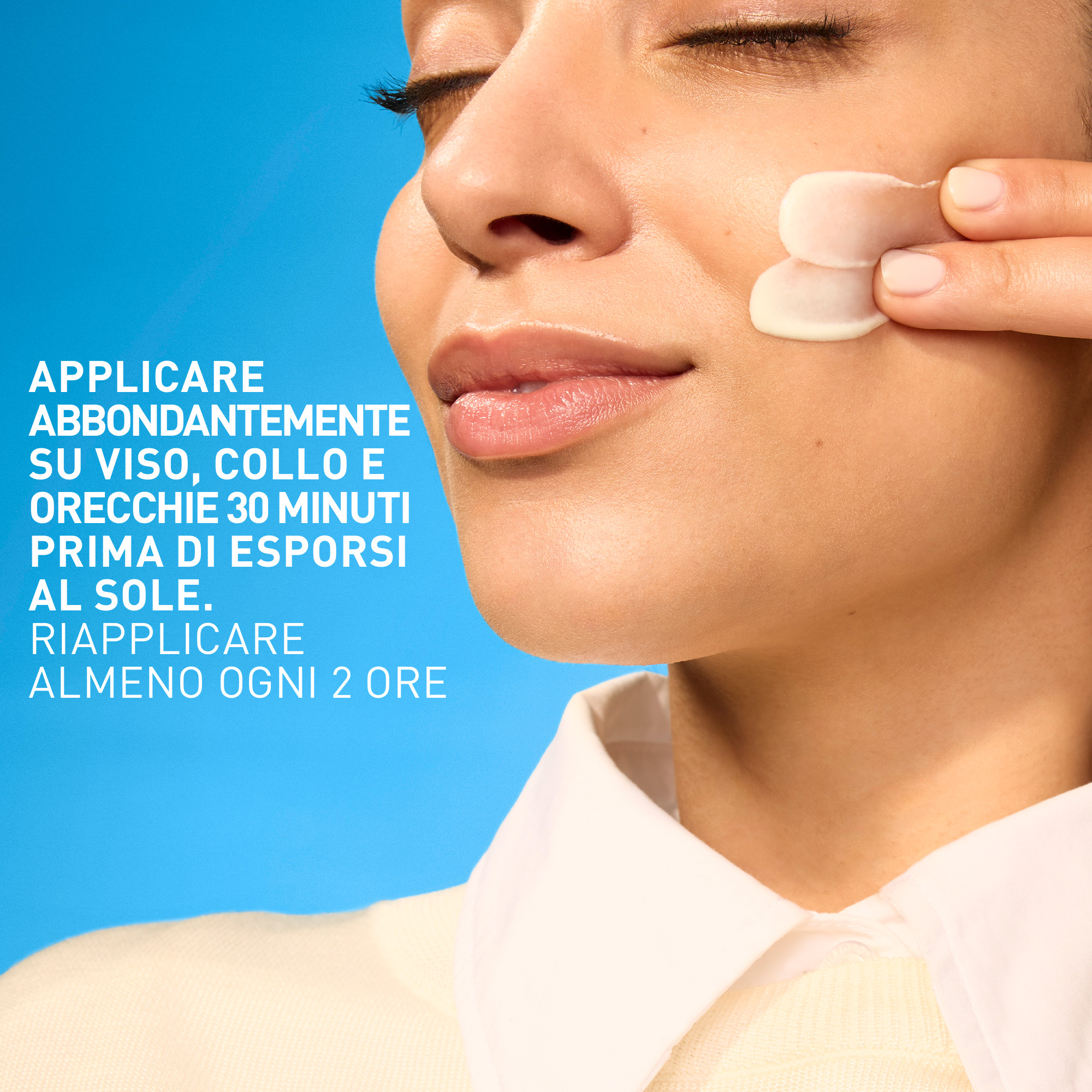 CeraVe Fluido Solare Idratante Invisibile - Protezione Solare SPF50 Viso 50 ml