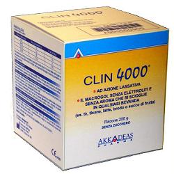 Clin 4000 Polvere Integratore Lassativo 200 g Clin 4000 Polvere Integratore Lassativo 200 g