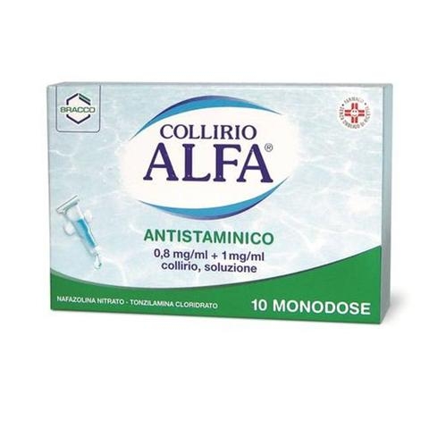 Collirio Alfa - Antistaminico - 10 contenitori monodose Collirio Alfa - Antistaminico - 10 contenitori monodose