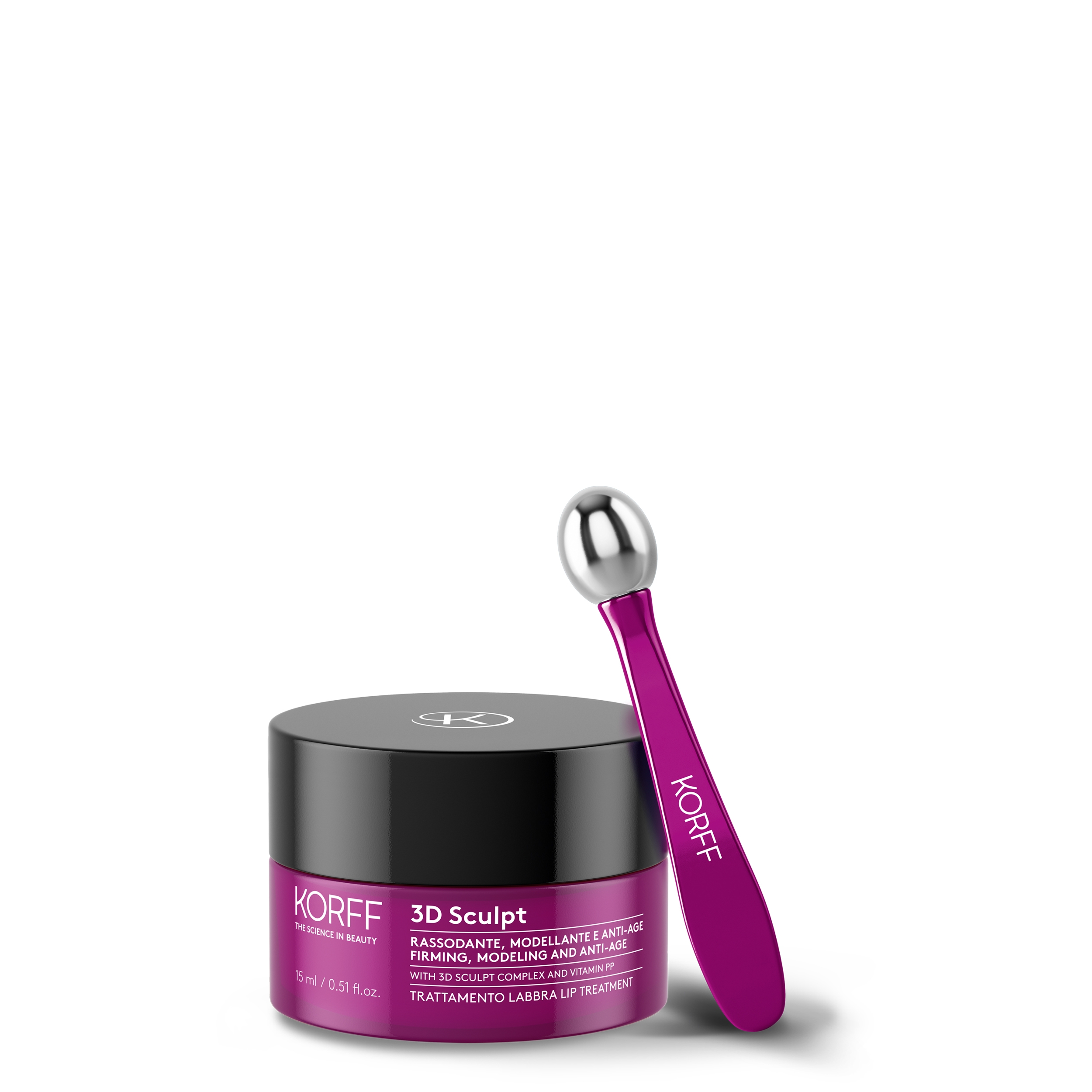 Korff 3D Sculpt Crema Labbra 15mL Korff 3D Sculpt Crema Labbra 15mL