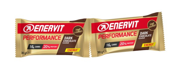 Enervit Power Sport Double Dark Barretta Cioccolato Extra Fondente 30 g - SCADENZA SETTEMBRE 2025