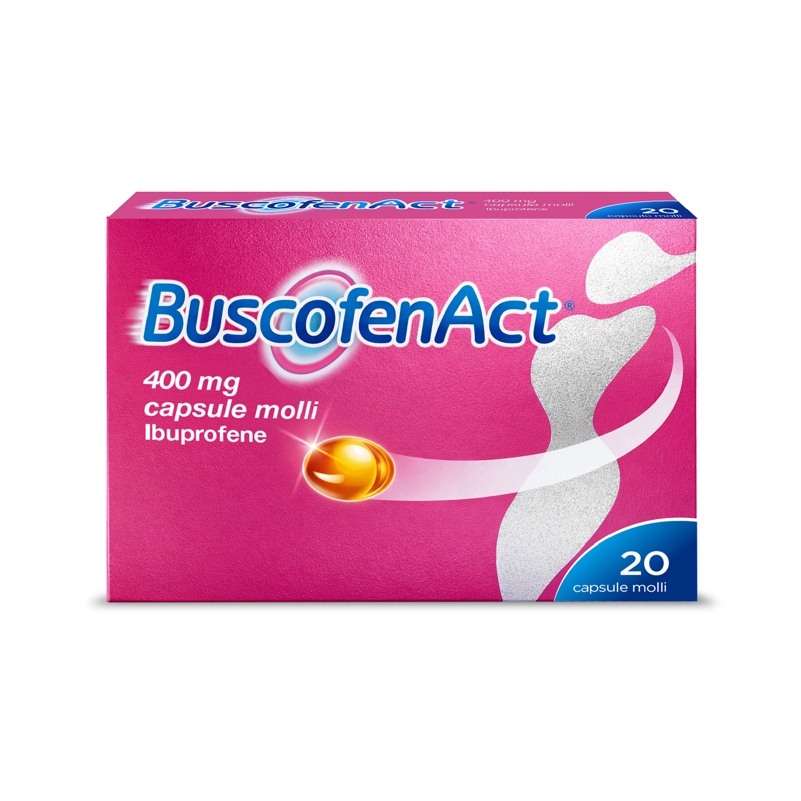 BuscofenAct 400 mg - Contro I Dolori Da Ciclo 20 Capsule Molli