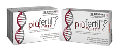 Più Fertil Forte Integratore Fertilità Maschile 60 Capsule