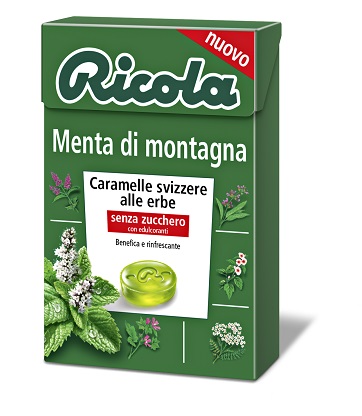 Ricola Menta di Montagna Caramelle alle Erbe senza Zucchero 50 g