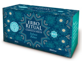 Erbo Ritual Gianluca Mech Infuso Relax Bio Mela e Melissa 20 filtri  Erbo Ritual Gianluca Mech Infuso Relax Bio Mela e Melissa 20 filtri