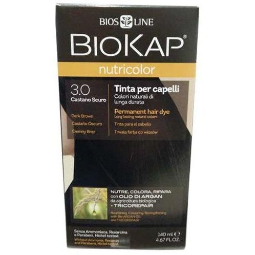 BioKap Nutricolor - Tintura per capelli - Castano scuro 3.0 BioKap Nutricolor - Tintura per capelli - Castano scuro 3.0