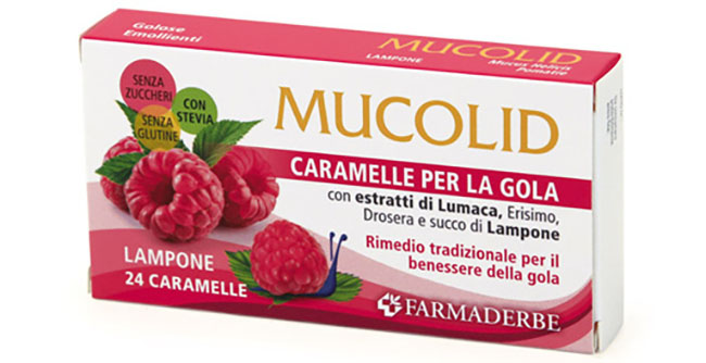 MUCOLID LUMACA&amp;LAMPONE 24CARAM