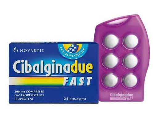 Cibalgina Due Fast 200 mg Ibuprofene 24 Compresse