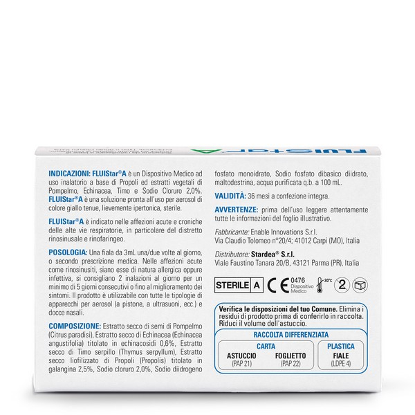 Fluistar A Soluzione per Aerosol 10 Flaconcini Monodose
