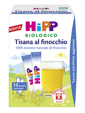 Hipp Tisana al finocchio stick 15 monoporzioni Hipp Tisana al finocchio stick 15 monoporzioni