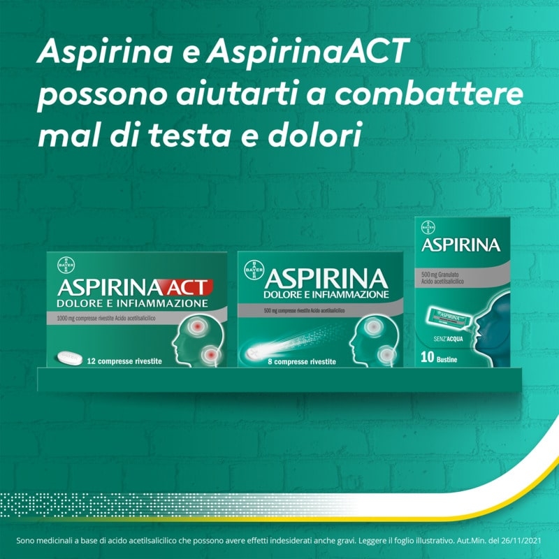 Aspirina C, contro sintomi di Raffreddore, Influenza e Febbre, 400 mg di Acido Acetilsalicilico + 240 mg di Vitamina C, antinfiammatorio e analgesico, 20 Compresse Effervescenti Aspirina C, contro sintomi di Raffreddore, Influenza e Febbre, 400 mg di Acido Acetilsalicilico + 240 mg di Vitamina C, antinfiammatorio e analgesico, 20 Compresse Effervescenti