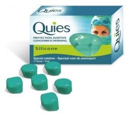 Quies Tappi Auricolari In Silicone Impermeabili 3 Paia Quies Tappi Auricolari In Silicone Impermeabili 3 Paia