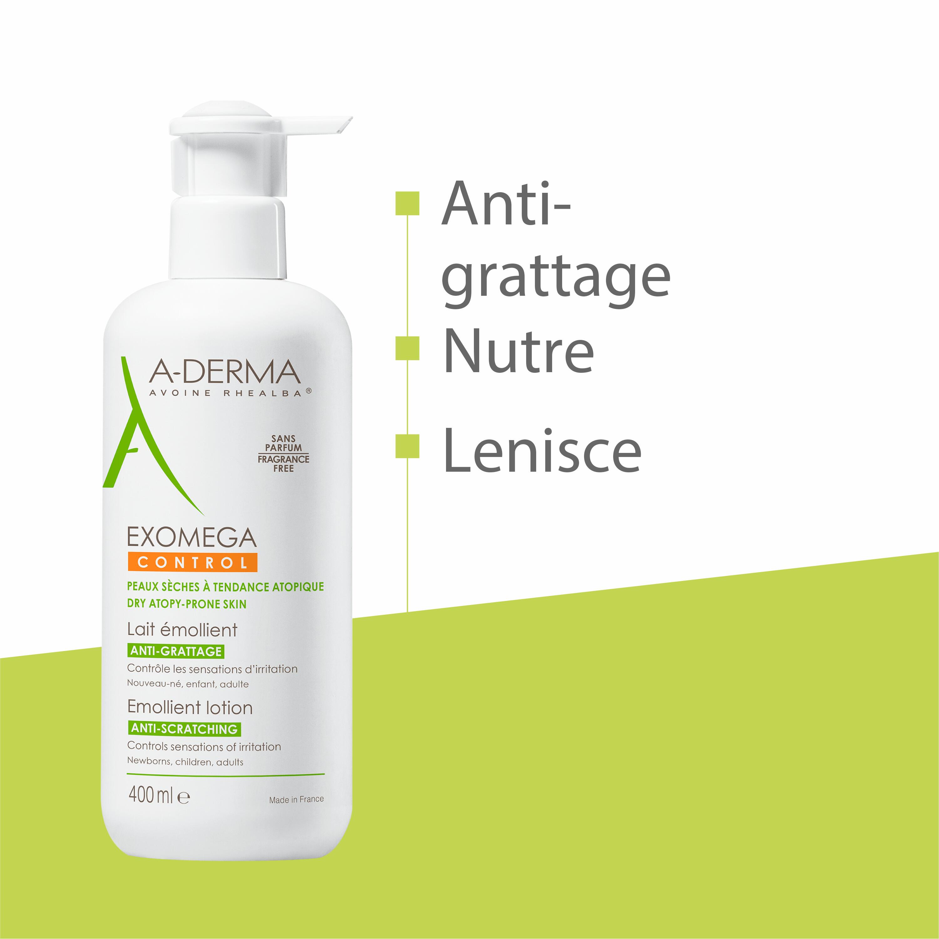 A-Derma Exomega Control - Latte Emolliente Anti-Grattage 400 ml