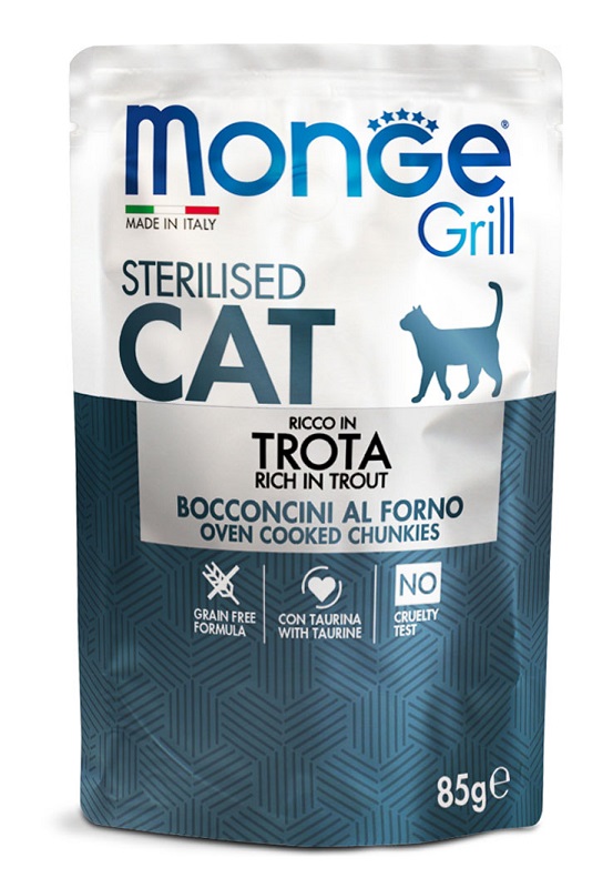MONGE GRILL STER TROTA 85G
