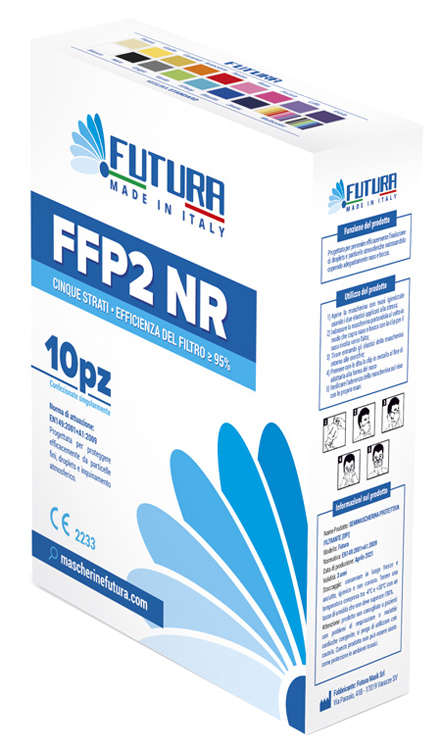 FUTURA FFP2NR Rosa S 10pz