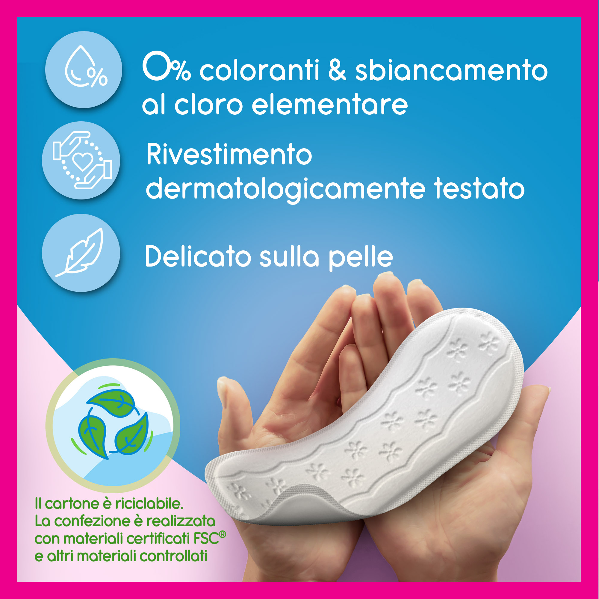 Carefree Salvaslip Cotton Feel Normal Senza Profumo 100% traspiranti per tutti gli slip 44 salvaslip