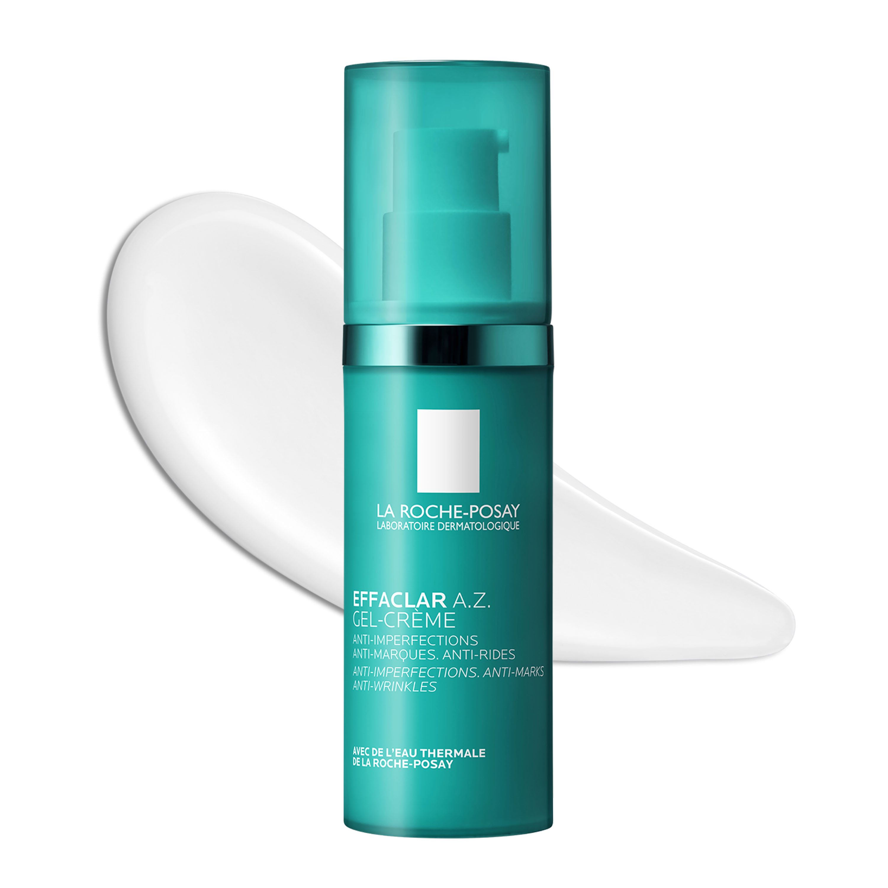 La Roche-Posay Effaclar A.Z. Gel-Crema con acido azelaico: azione anti-imperfezioni, anti-segni e anti-rughe per pelle adulta mista, grassa o a tendenza acneica 40ml