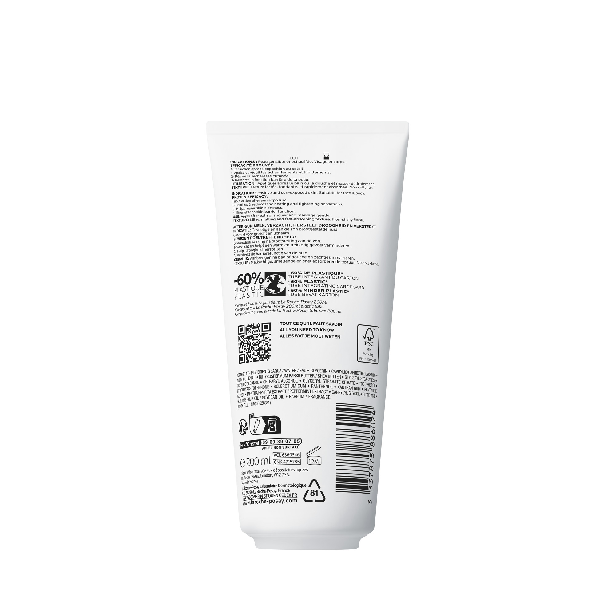 La Roche-Posay - Anthelios Post UV-Exposure Latte Doposole 200 ml