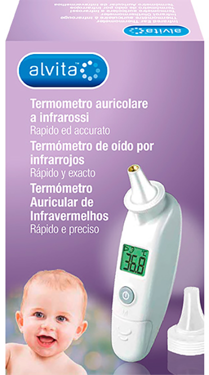 ALVITA TERMOMETRO AURIC IR