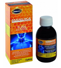 Optima Manuka Benefit Tuss Soluzione Integratore Benessere Vie Respiratorie 140 ml