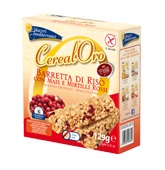 PIACERI MEDITERRANEI CEREALORO BARRETTA DI RISO CON MAIS E MIRTILLI ROSSI 6 PEZZI DA 21,5 G PIACERI MEDITERRANEI CEREALORO BARRETTA DI RISO CON MAIS E MIRTILLI ROSSI 6 PEZZI DA 21,5 G