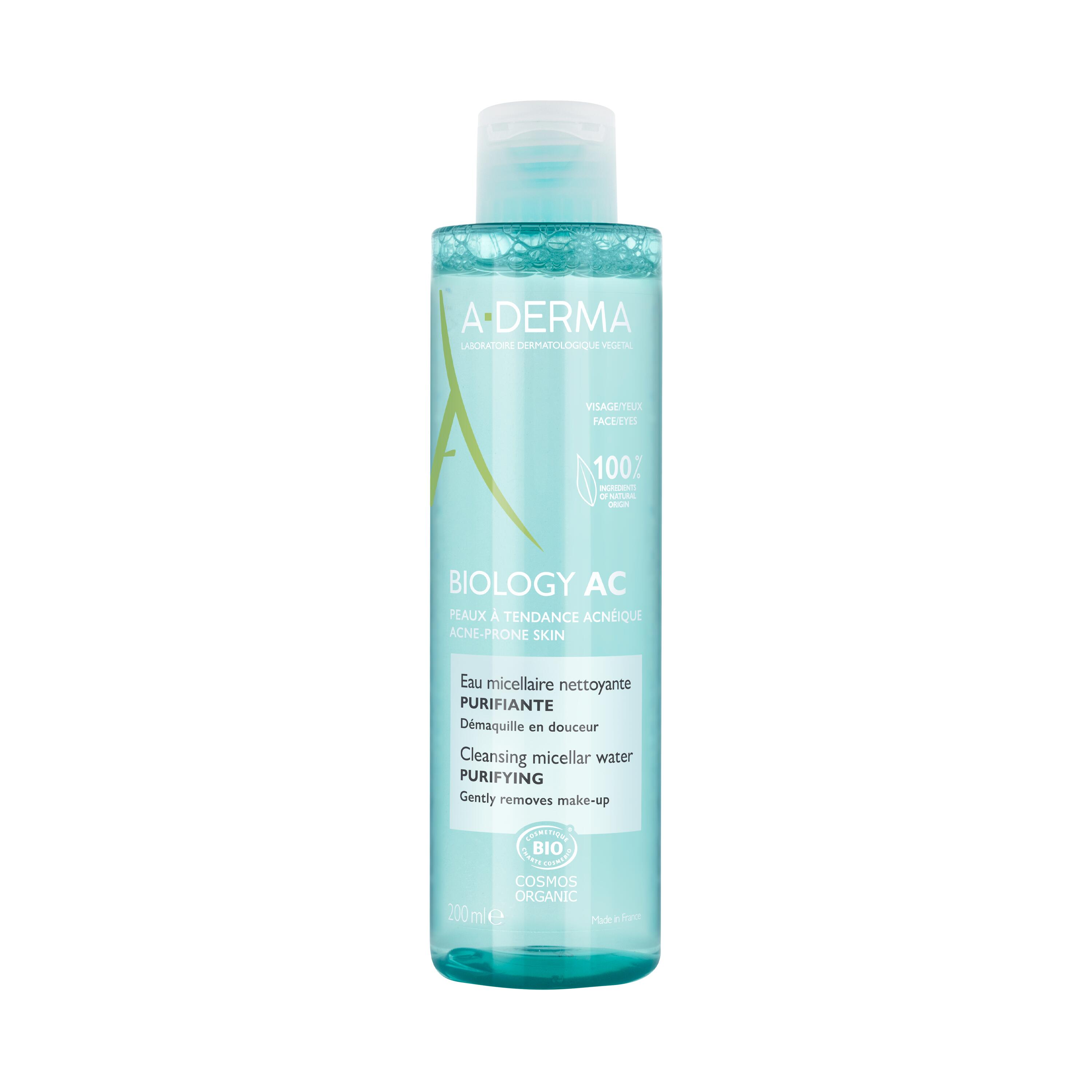 A-Derma - Biology AC Acqua Micellare Detergente Struccante Viso E Occhi 200 ml