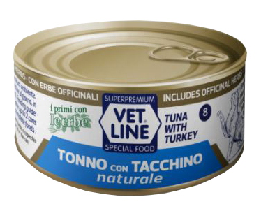 VET LINE GATTO TONNO+TACCH 70G