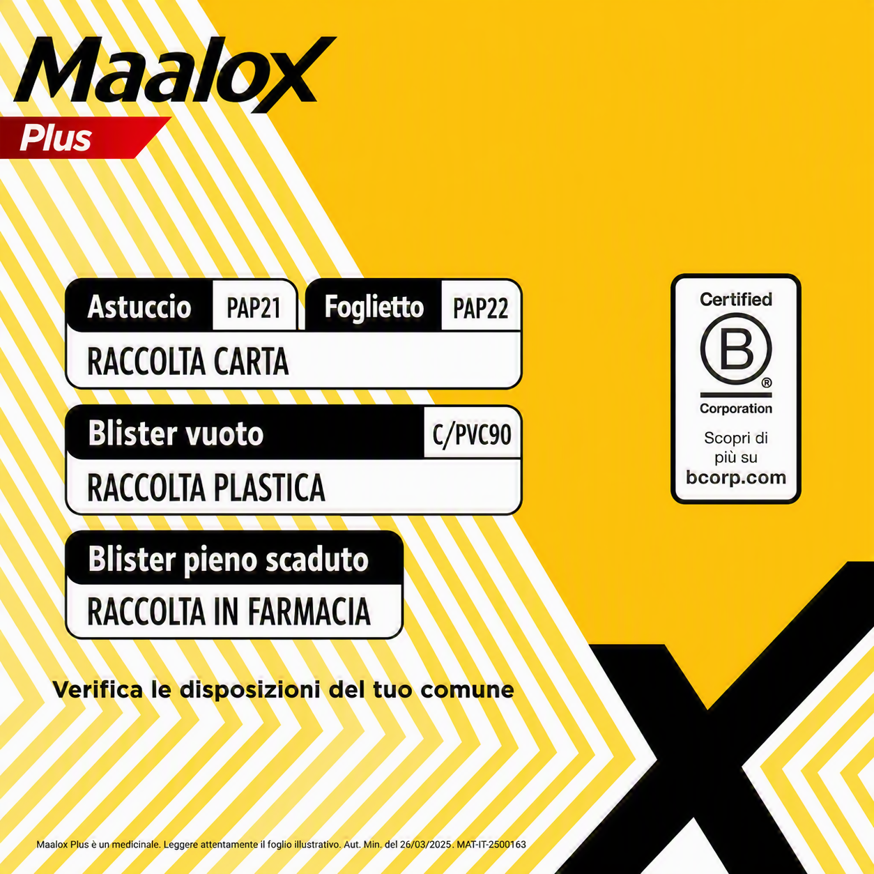 Maalox Plus 200 mg + 200 mg + 25 mg - 50 Compresse Masticabili Contro Bruciore, Cattiva Digestione E Iperacidità Di Stomaco
