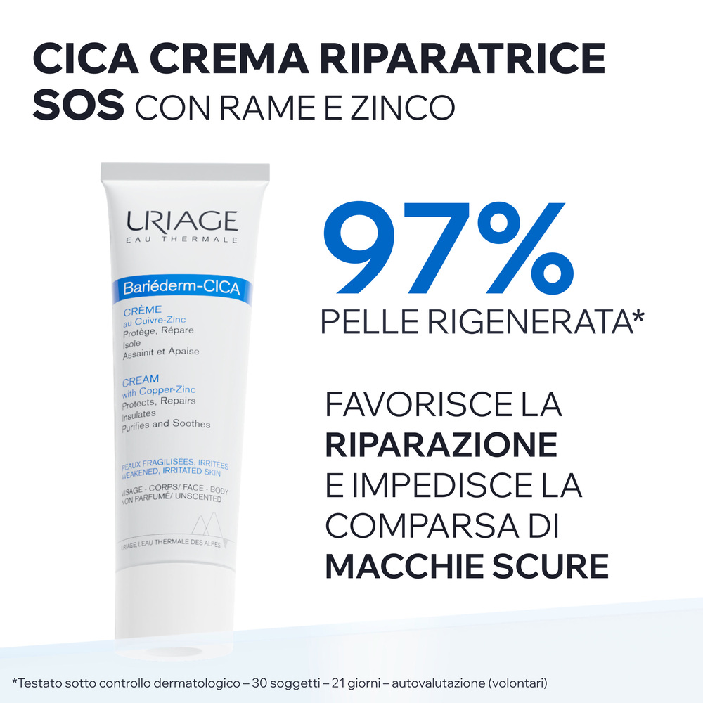 URIAGE BARIÉDERM-CICA Crema dermatologica multiuso per la riparazione della pelle alterata 40 ml