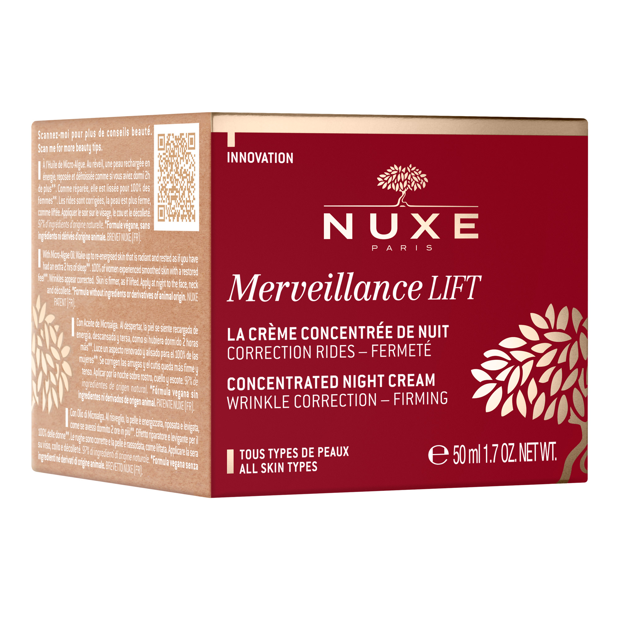 Nuxe - Merveillance Lift - Crema Antirughe Notte 50 ml