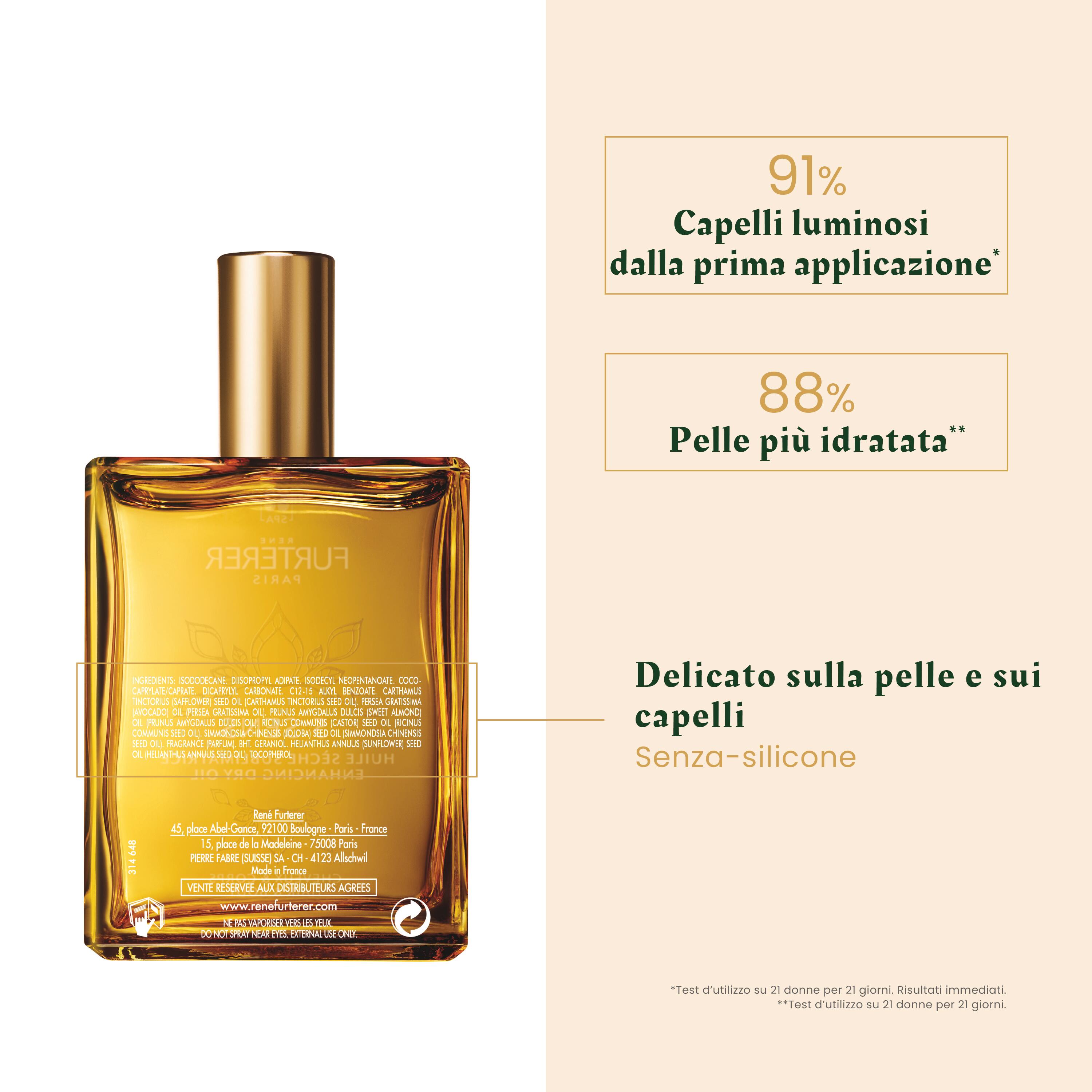 René Furterer 5 Sens - Olio Secco Sublimatore Corpo E Capelli 100 ml 