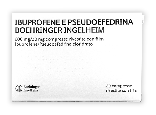 ZerinoDek 200mg + 30mg Contro Sintomi Influenzali 20 Compresse Rivestite