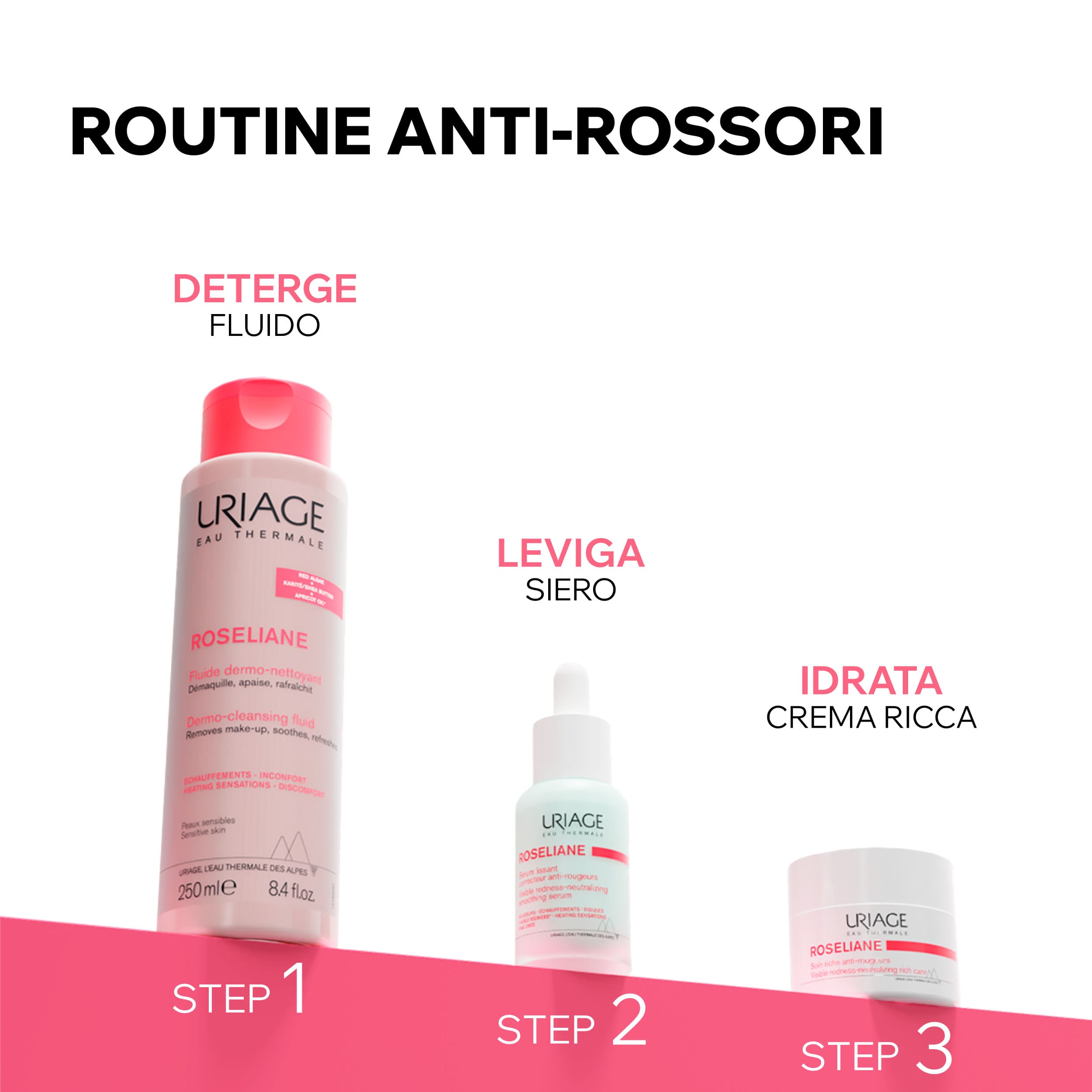 Uriage - Roseliane - Crema Ricca Anti-Rossori Viso Lenitiva 50 ml