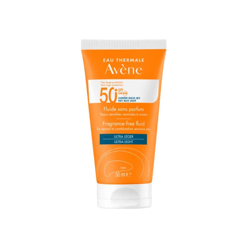 Avène - Fluido Senza Profumo SPF50+ Protezione Molto Alta Viso 50 ml