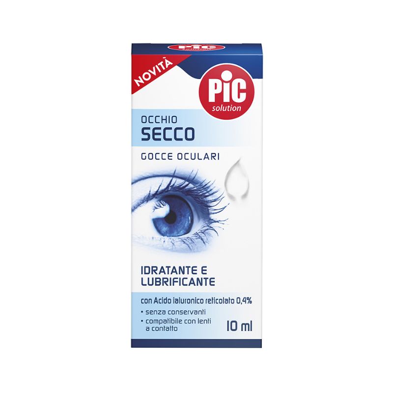 Pic Solution - Gocce Oculari Idratanti E Lubrificanti Per Occhio Secco 10 ml