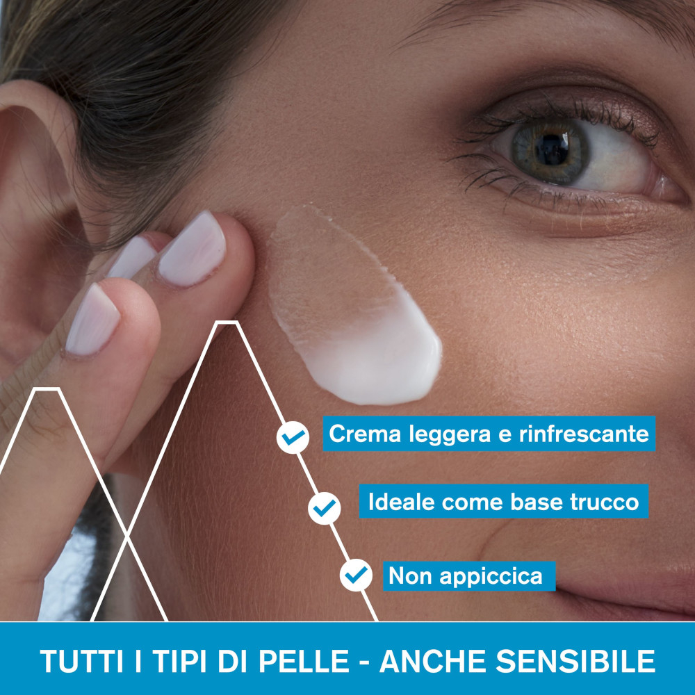 URIAGE EAU THERMALE Crema viso idratante con ACIDO IALURONICO I 24H di Idratazione, luminosità e morbidezza - 40 ml