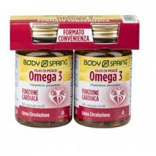 Body Spring Olio di Pesce - Integratore per la funzione cardiaca - 2 confezioni da 50 capsule