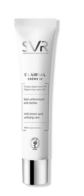 SVR Clairial Crema 10 Trattamento Antimacchie Scure 40 ml SVR Clairial Crema 10 Trattamento Antimacchie Scure 40 ml