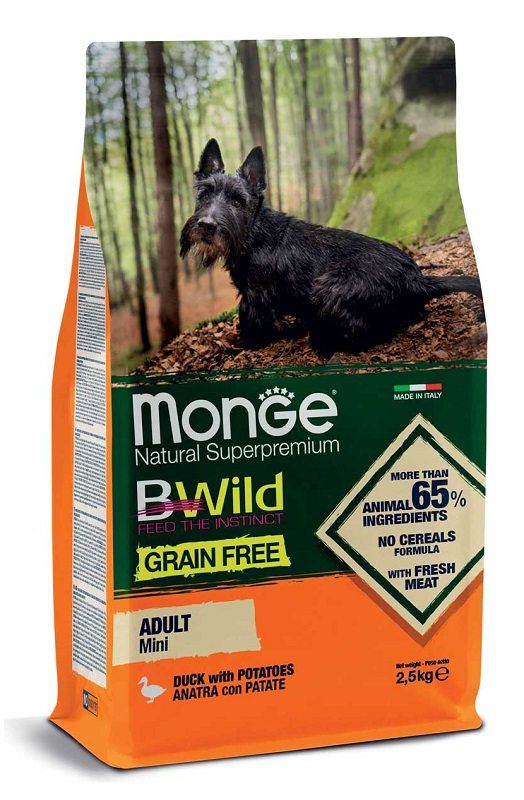MONGE BWILD GF MI ANA-PAT2,5KG
