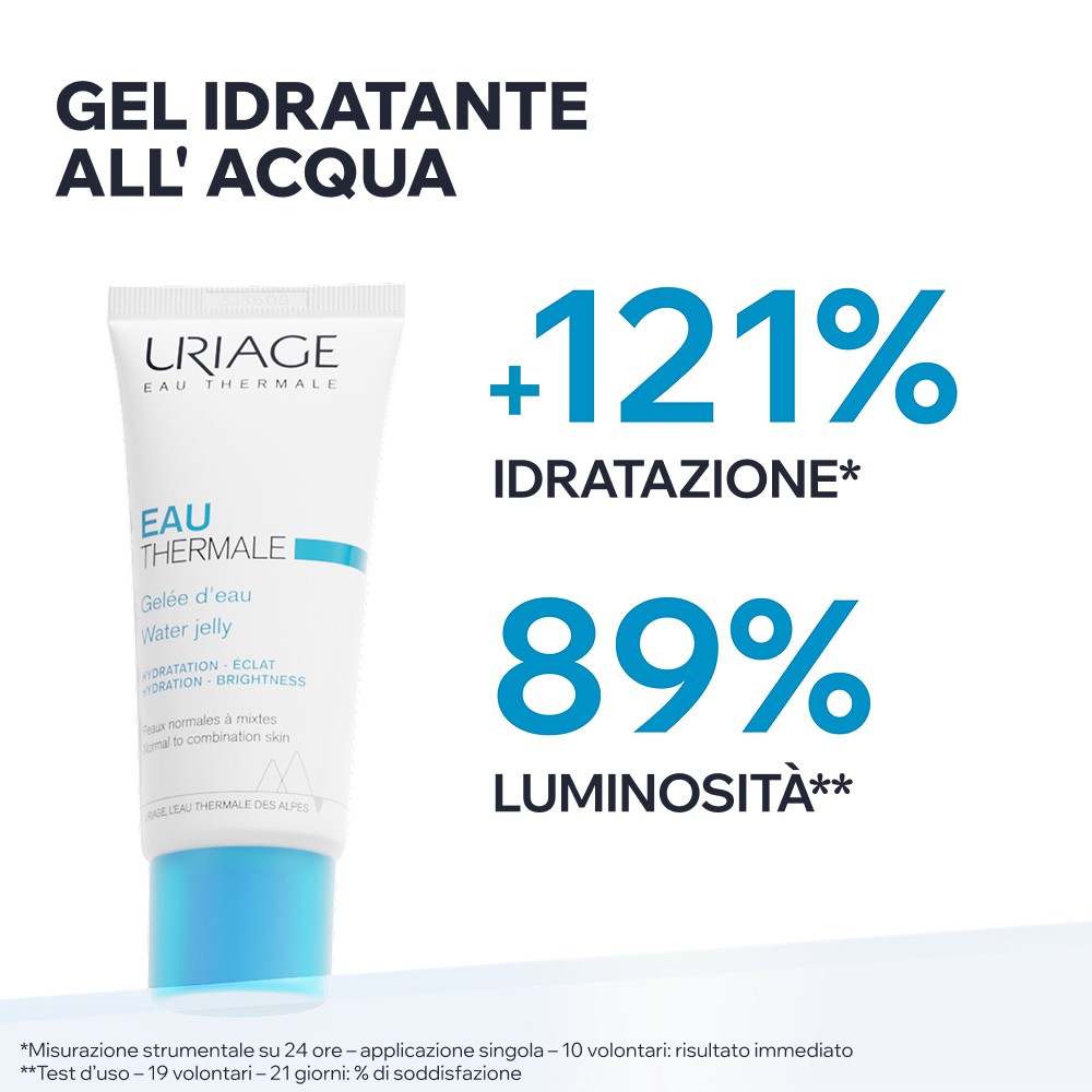 Uriage Eau Thermale - Gel Idratante Viso Per Pelle Sensibile, Normale O Mista 40 ml