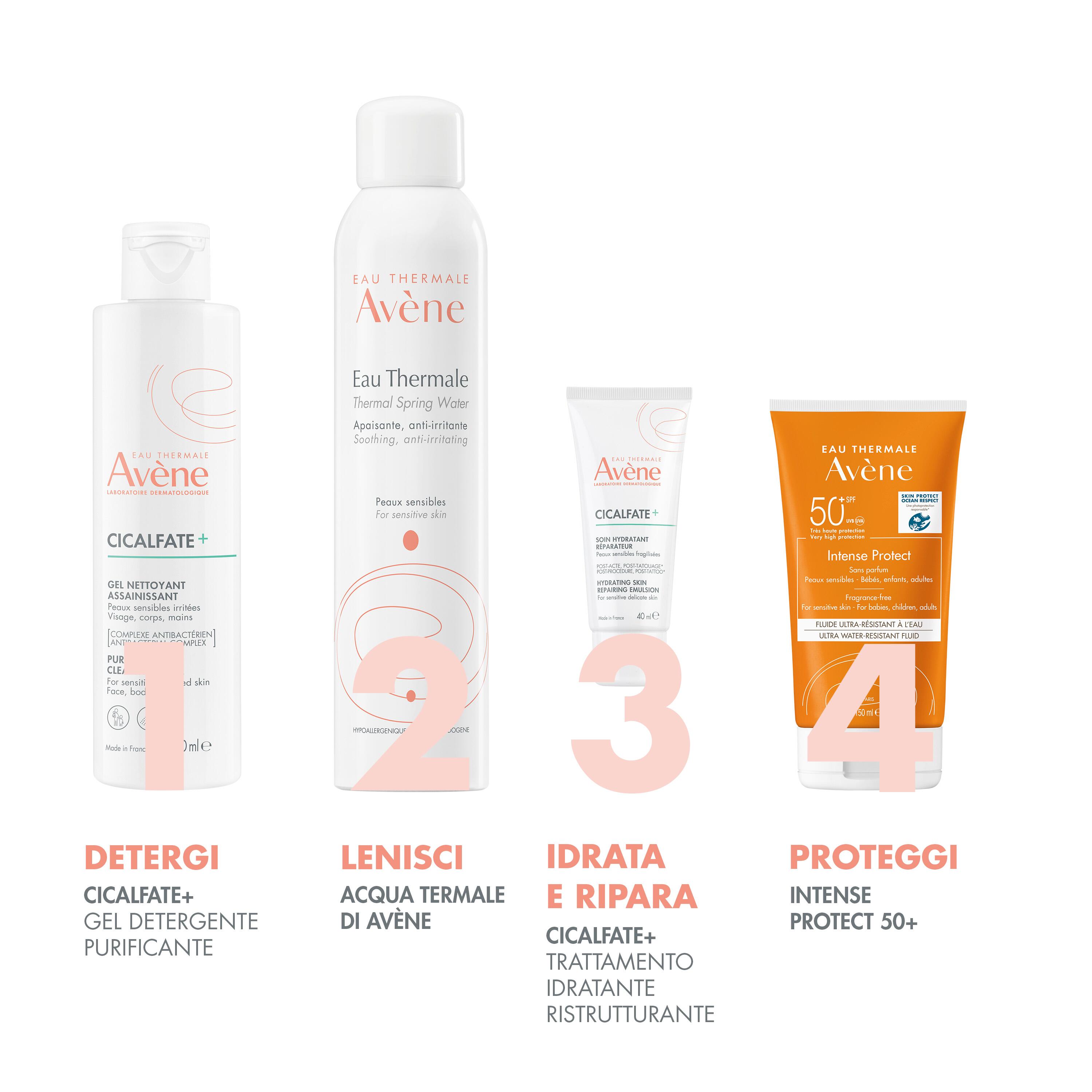 Avène Cicalfate+ - Gel Doccia Detergente Purificante Viso E Corpo 200 ml