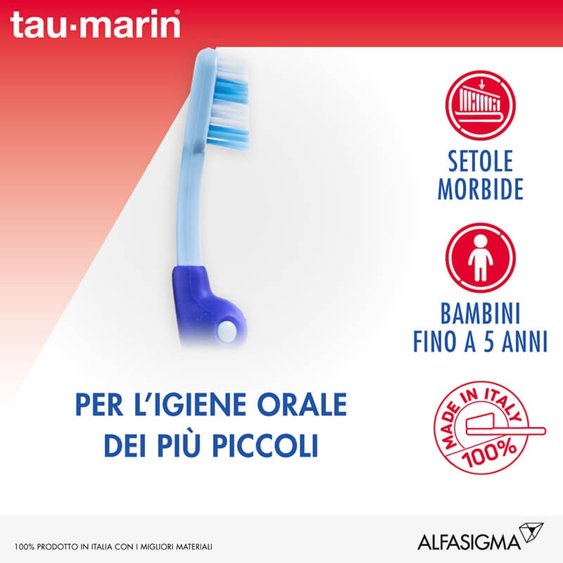Tau-Marin Baby Smile Spazzolino Bambini 0-5 anni