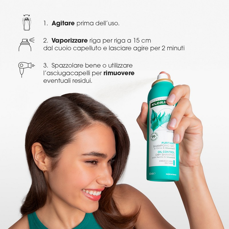 KLORANE SHAMPOO SECCO ORT150ML KLORANE SHAMPOO SECCO ORT150ML